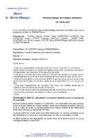 Procès-verbal conseil municipal du 15 mai 2025