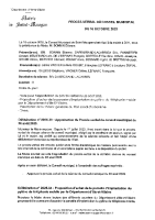 Procès-verbal conseil municipal du 16 octobre 2025