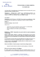 Procès-verbal du conseil municipal du 05 mars 2026